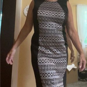 Classy Black  and Rose Gold cocktail dress